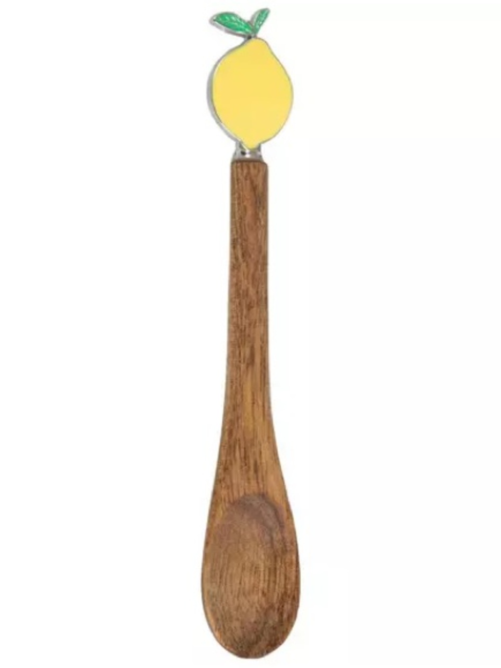 New Market Square Lemon Mini Wood Spoons 4 pc